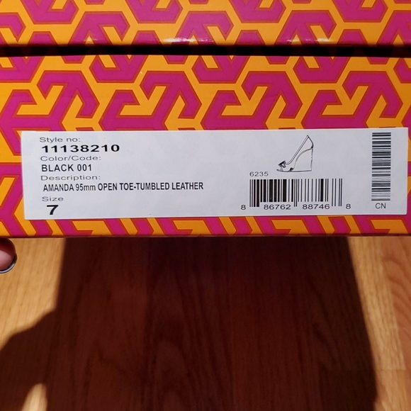 Tory Burch Amanda 95mm Open Toe Wedge - Picture 5 of 6